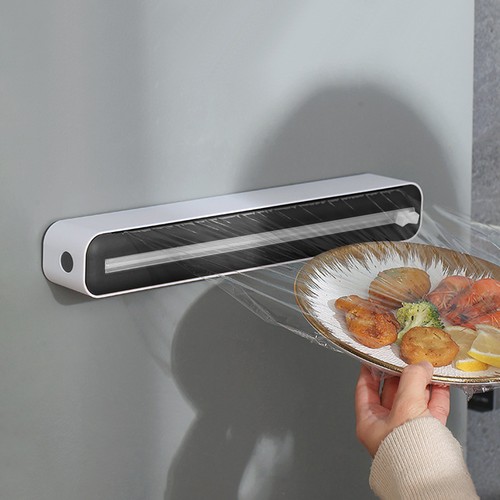 Cling film dispenser with - film,
